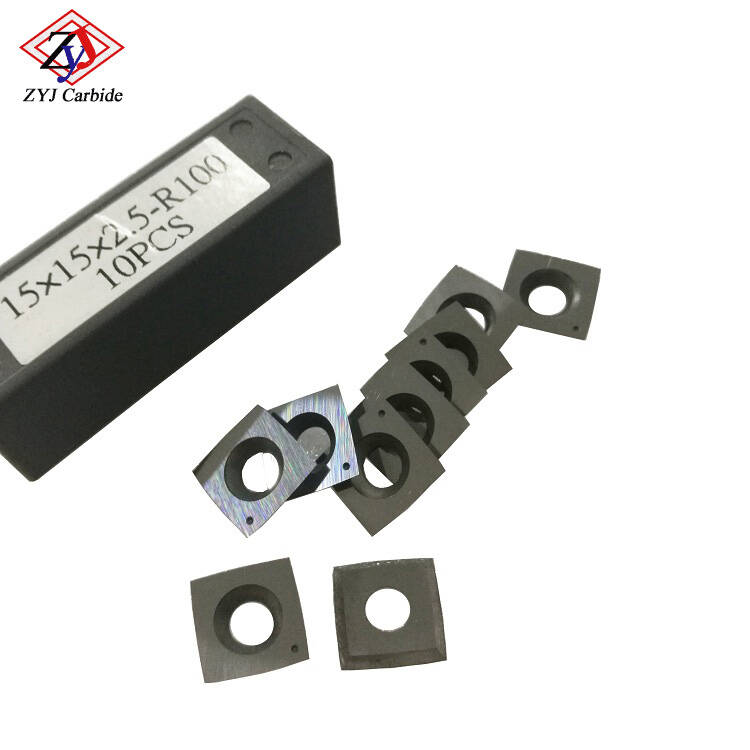 15×15×2.5-R100 Solid Tungsten Carbide Knife for woodworking
