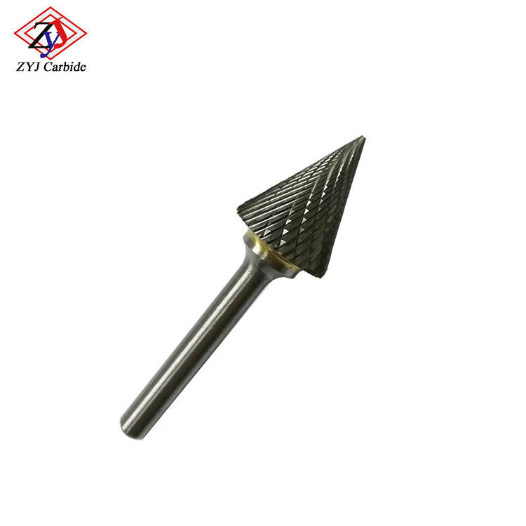 M2025 Pointed Cone Carbide Burrs Die Grinder Bits for Hard Steel