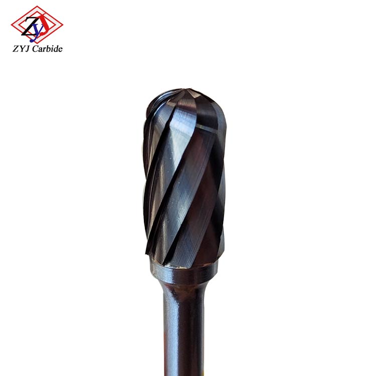 Drill China 1/2 in.Cylindrical Ball Nose Carbide Burr File Bit