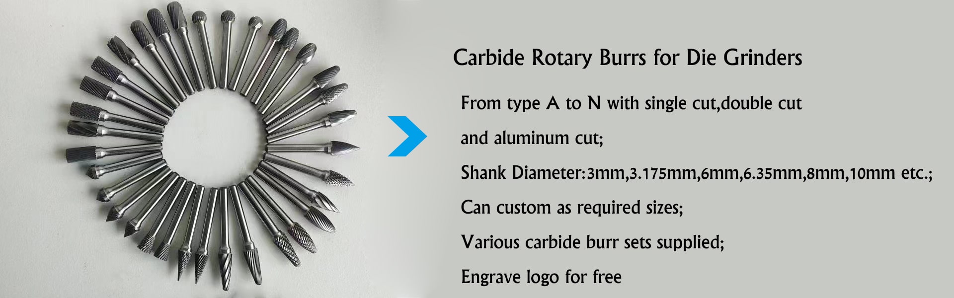 Details of Carbide Rotary Burrs