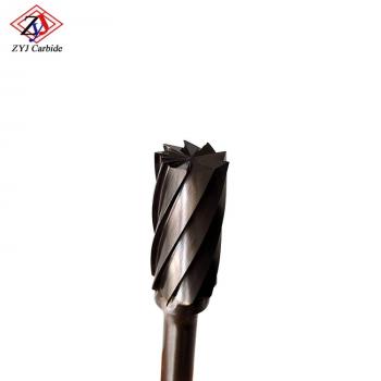 Cylinder With End Cut Burr Bit Carbide Tungsten Rotary Burrs for Aluminum