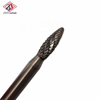 Metalworking Tool Bits Solid Carbide Alloy Rotary Burrs H0618 Dremel Tool