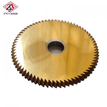 Qualified Solid Carbide Circular Saw Blades with Tin Coated